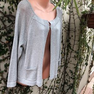 Silver cardigan
